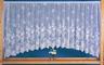View Item Floral Jardiniere Window Net Curtain 100" x 42" White